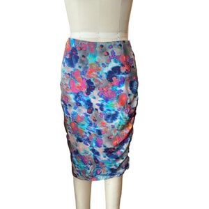 Suno Multicolored Pencil Skirt SZ S